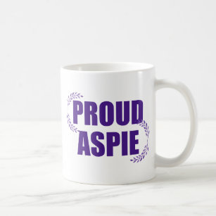 Proud Aspie Pretty Purple Asperger Syndrome Coffee Mug