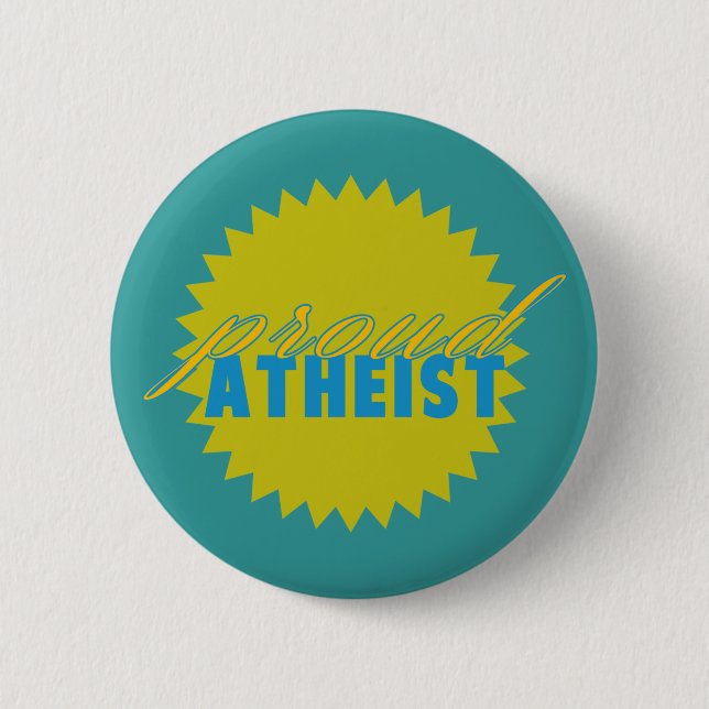 Proud Atheist Button (Front)