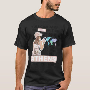 Proud Athens Girl Cool Girl From Athens City T-Shirt