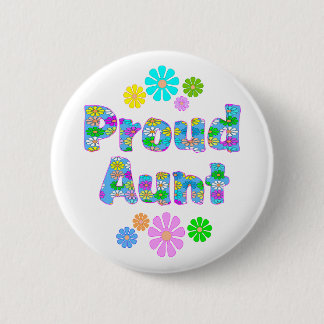 Proud Aunt 2 Inch Round Button
