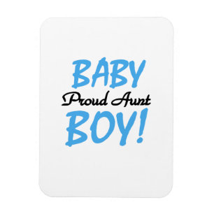 Proud Aunt Baby Boy T-shirts and Gifts Magnet