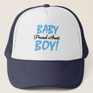 Proud Aunt Baby Boy Tshirts and Gifts Trucker Hat