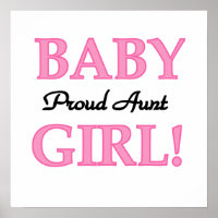 Proud Aunt Baby Girl T-shirts and Gifts