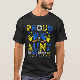 Proud Aunt Down Syndrome, Down Syndrome Awareness T-Shirt