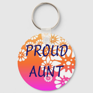 Proud Aunt Keychain