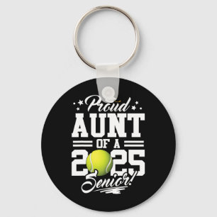 Proud Aunt Of A 2025 Senior Graduate Tennis Ll Keychain