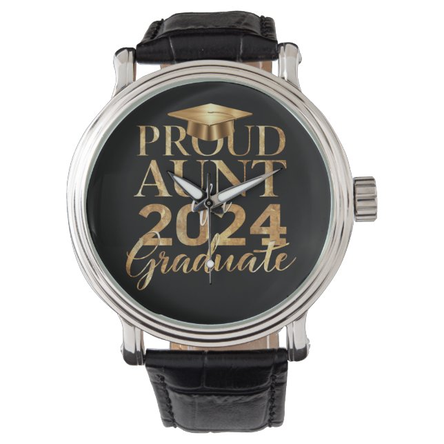 Proud Aunt of a Class of 2024 Senior Graduation Watch (Front)