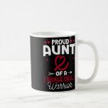 Proud Aunt Of A Sickle Cell Warrior Sickle Cell Aw Coffee Mug<br><div class="desc">Proud Aunt Of A Sickle Cell Warrior Sickle Cell Awareness</div>