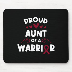 Proud Aunt Of A Sickle Cell Warrior Sickle Cell Aw Mouse Pad
