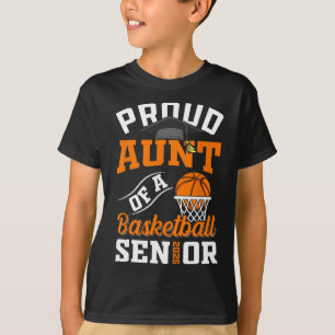 Proud Aunt Of A Sketll Senior Cl Of 2025 Graduatio T-Shirt