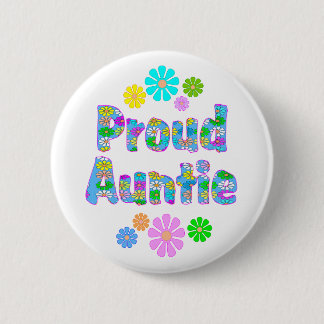 Proud Auntie 2 Inch Round Button