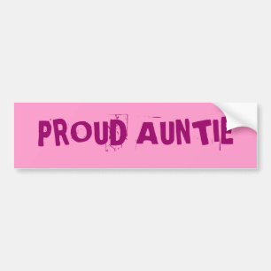 Proud Auntie Bumper Sticker