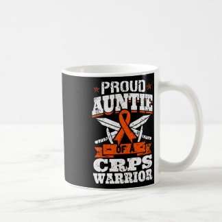 Proud Auntie Of A Crps Warrior Rsd Awareness Ribbo Coffee Mug