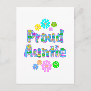 Proud Auntie Postcard