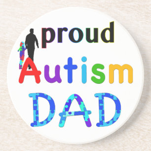 Proud Autism Dad Coaster