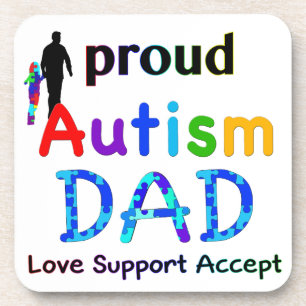 Proud Autism Dad Coaster
