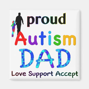 Proud Autism Dad Magnet