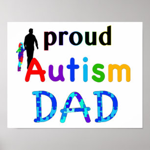 Proud Autism Dad Poster