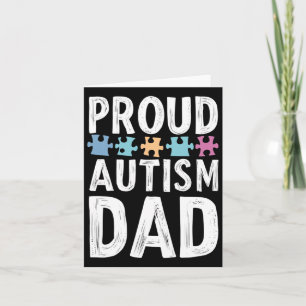 Proud Autism Dad - Voices Of Strength And Love Sti Card