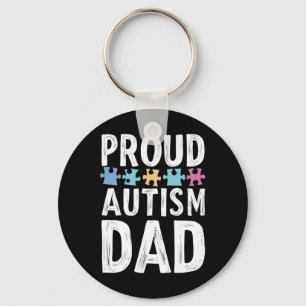 Proud Autism Dad - Voices Of Strength And Love Sti Keychain