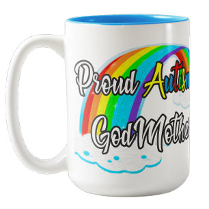 Proud Autism Godmother Two-Tone Coffee Mug