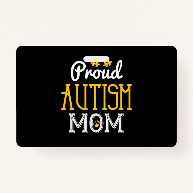 Proud Autism Mom-01.Png Badge (Front)