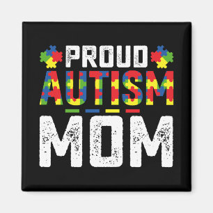 Proud Autism Mom Awareness Autistic Family Magnet
