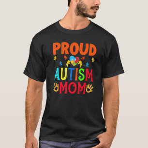 Proud Autism Mom Bear Mother Autistic Awareness Mo T-Shirt