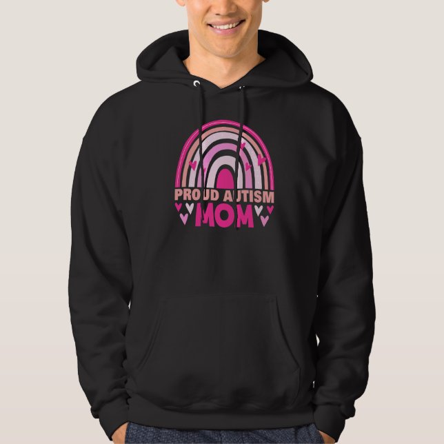 Proud Autism Mom Hoodie (Front)