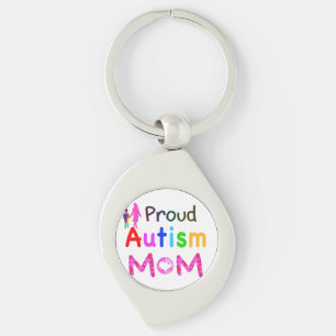 Proud Autism Mom Keychain