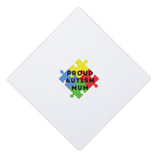 Proud Autism Mum Graduation Cap Topper