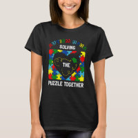 Proud Autism Nana Solving Puzzle Together Autism A