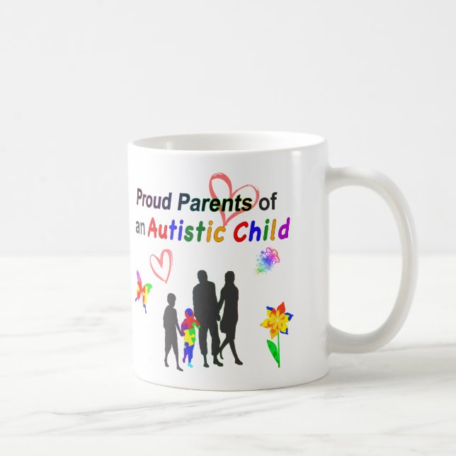 Proud Autism Parents Coffee Mug (Right)