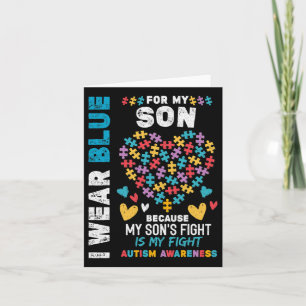 Proud Autistic Dad Card