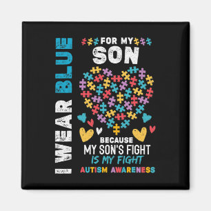 Proud Autistic Dad Magnet