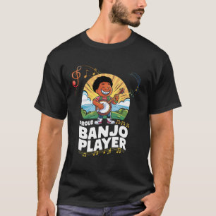 Proud Banjo Player Country Music Cool Guy With a B T-Shirt