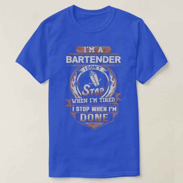 Proud Bartender Shirt (Design Front)