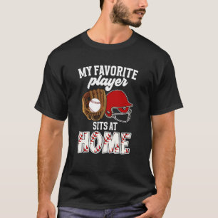 Proud Baseball Catcher Mom Baseball Catcher Mother T-Shirt