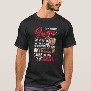 Proud Baseball Gaga Baseball Family Matching   T-Shirt