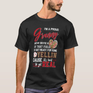 Proud Baseball Granny Baseball Family Matching 2 T-Shirt
