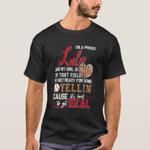Proud Baseball Lala Baseball Family Matching T-Shirt
