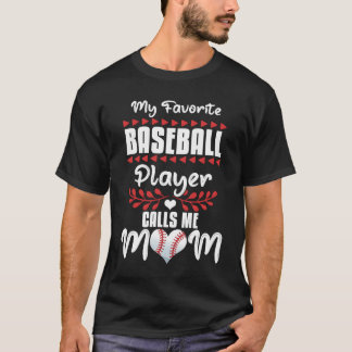 Proud Baseball Mama Baseball Mother girl T-Shirt