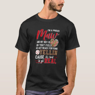 Proud Baseball Maw Baseball Family Matching 1 T-Shirt