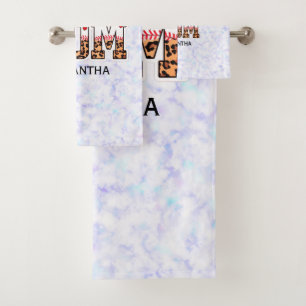 Proud Baseball Mom - Game Day Enthusiast Bath Towel Set