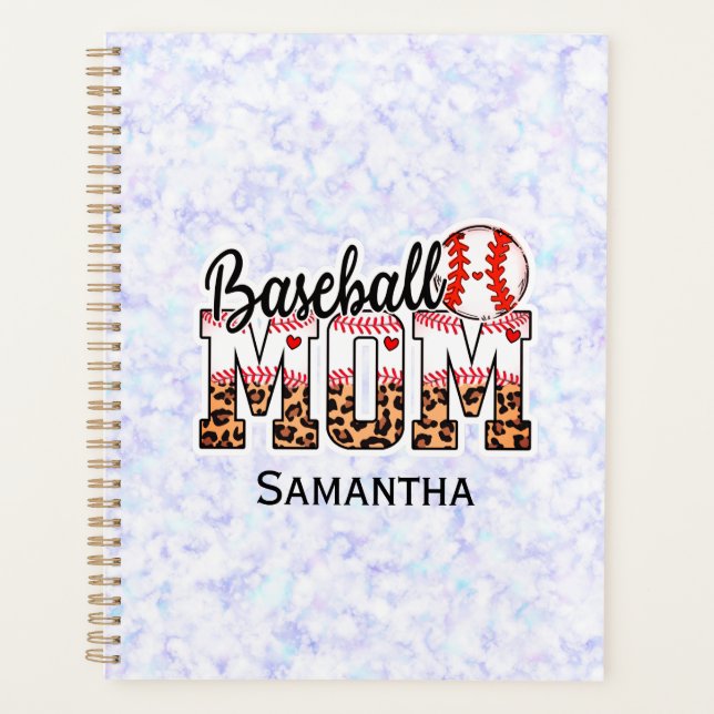 Proud Baseball Mom - Game Day Enthusiast Planner (Front)