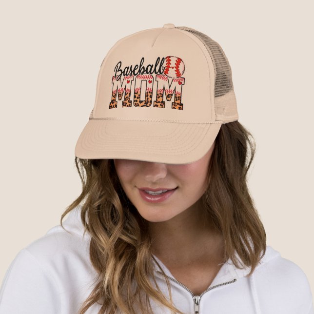 Proud Baseball Mom - Game Day Enthusiast Trucker Hat (In Situ)