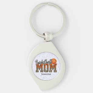 Proud Basketball Mom - Court-Side Champion Keychain