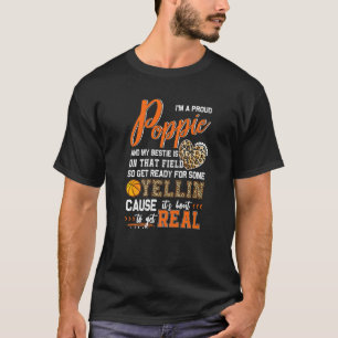 Proud Basketball Poppie Basketball Family Matching T-Shirt