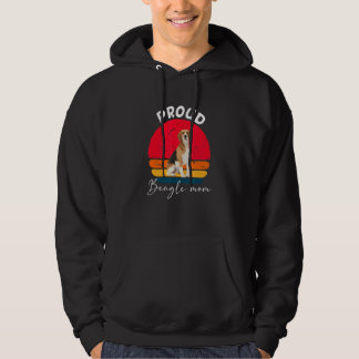 Proud Beagle Dog Mom Hoodie