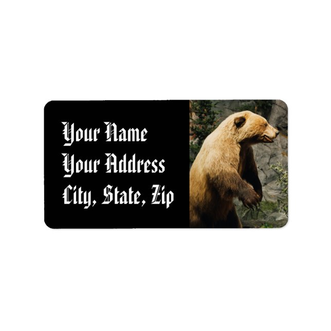 Proud Bear Label (Front)